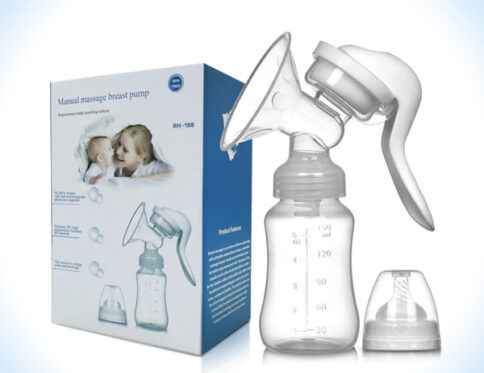 Portable Manual Breast Pump with Adjustable Suction