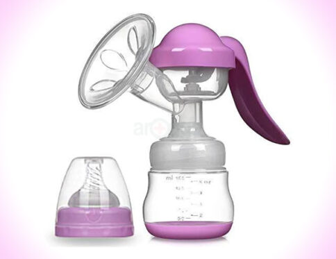 Comfortable Manual Massage Breast Feeding Pump