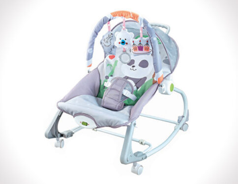 HU Baby Multifunctional Rocker with Wheel and Vibration