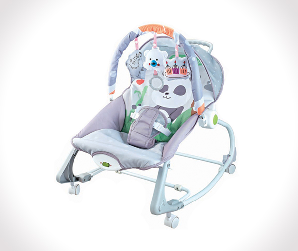 HU Baby Multifunctional Rocker with Wheel and Vibration