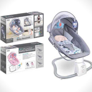 3-in-1 Adjustable Multifunctional Rocking Bassinet with LED Display