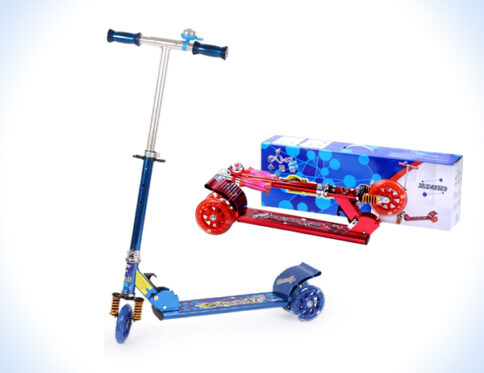 Lionman Kick Scooter 2009C with Lighting Wheels For Your Kids