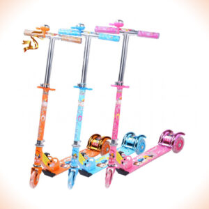 Lionman Kids Kick Scooter 2009A with 3 Wheels and Lighting System