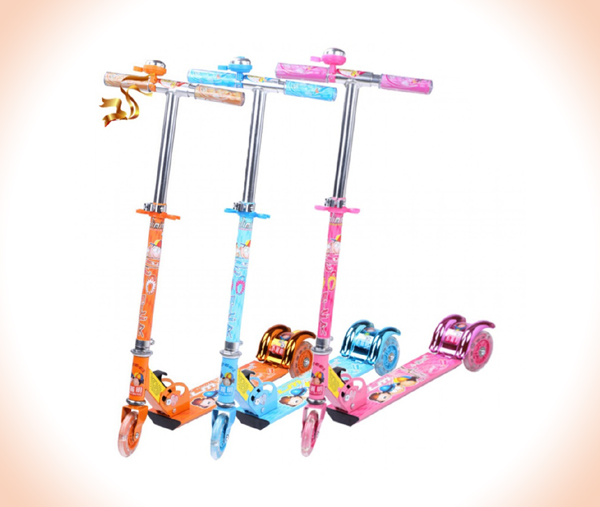 Lionman Kids Kick Scooter 2009A with 3 Wheels and Lighting System